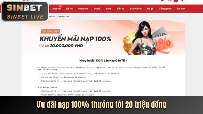 Thưởng nạp mỗi ngày cho Bắn cá